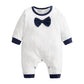 Winter Baby Romper With Charming Ears - Indigo-Temple