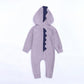 Winter Baby Romper With Charming Ears - Indigo-Temple