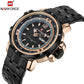 Stainless Steel Military Wrist watch (4 colors) - Indigo-Temple