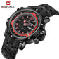 Stainless Steel Military Wrist watch (4 colors) - Indigo-Temple