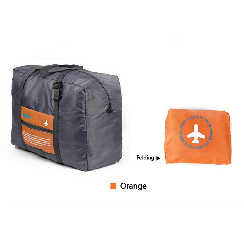 Large Capacity Folding Envelope Travel Bag - Indigo-Temple