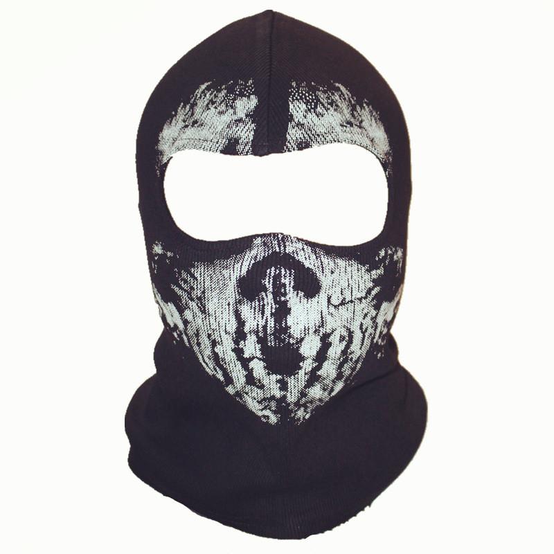 Balaclava Ghost Full Face Mask  (20 variants) - Indigo-Temple
