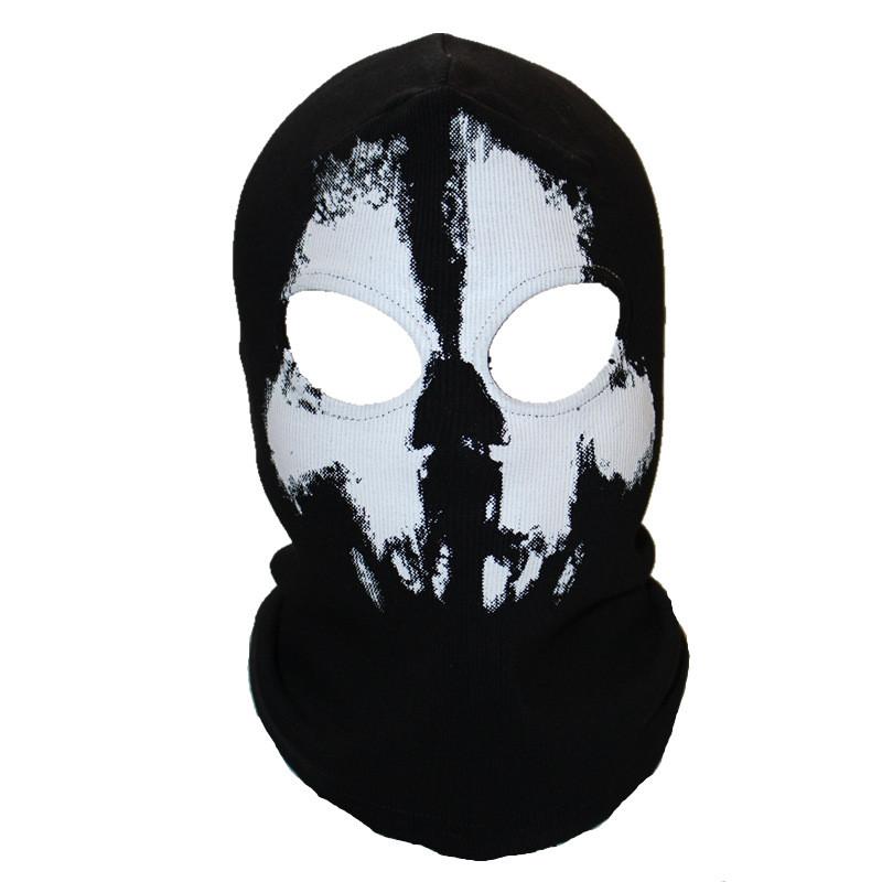 Balaclava Ghost Full Face Mask  (20 variants) - Indigo-Temple