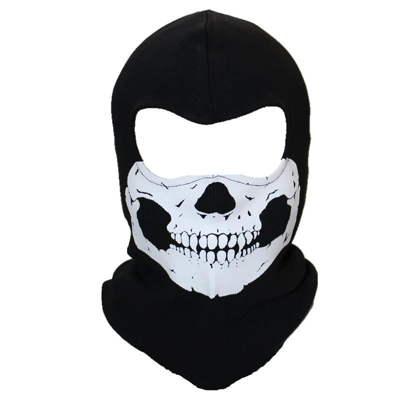 Balaclava Ghost Full Face Mask  (20 variants) - Indigo-Temple