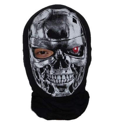 Balaclava Ghost Full Face Mask  (20 variants) - Indigo-Temple