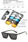 5 in 1 Magnetic Clip-on Polarized Sunglasses