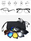 5 in 1 Magnetic Clip-on Polarized Sunglasses