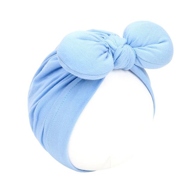 Baby Girls Polka Dot Headband - Indigo-Temple