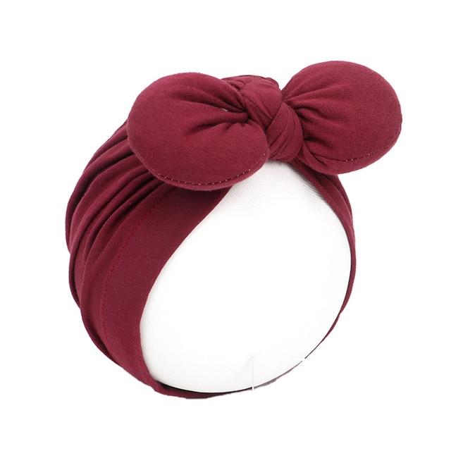 Baby Girls Polka Dot Headband - Indigo-Temple