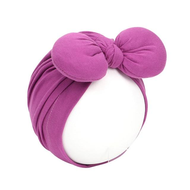 Baby Girls Polka Dot Headband - Indigo-Temple