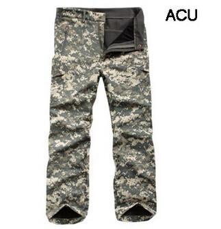 Tactical Soft-shell Waterproof Warm Pants  (8 colors) - Indigo-Temple