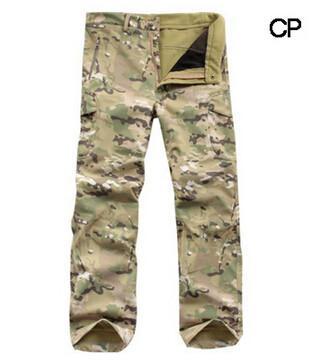 Tactical Soft-shell Waterproof Warm Pants  (8 colors) - Indigo-Temple