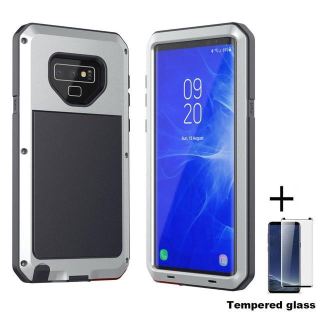 Heavy Duty Protection Metal phone Case for Samsung Galaxy - Indigo-Temple