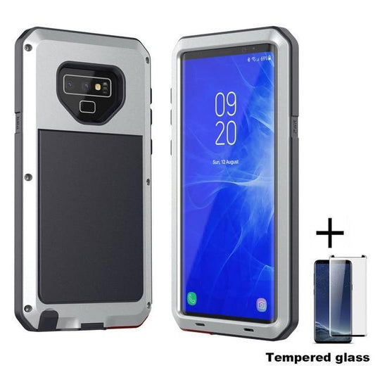 Heavy Duty Protection Metal phone Case for Samsung Galaxy - Indigo-Temple