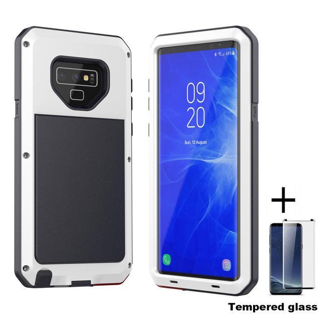 Heavy Duty Protection Metal phone Case for Samsung Galaxy - Indigo-Temple