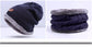 WindWarrior™ Wool Hat and Scarf Winter  Set - Indigo-Temple