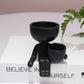 Humanoid Ceramic Flower Pot Vase