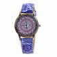 Flower Leather Quartz Wristwatch
