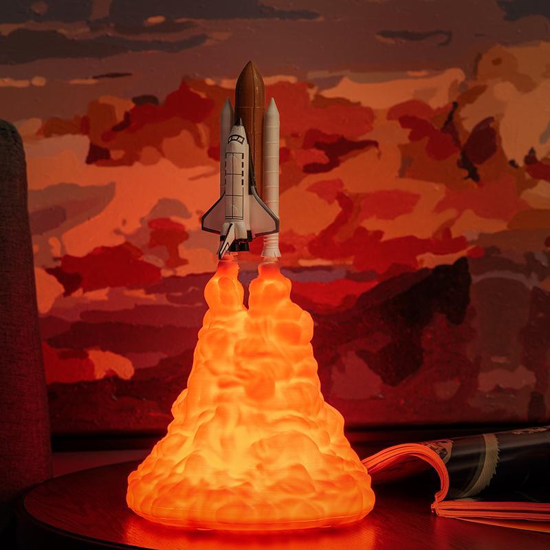 Apollo-X™ 3D printed Space Shuttle lamps - Indigo-Temple