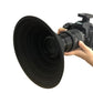 Reflection-Free Universal Silicone Camera Lens Hood
