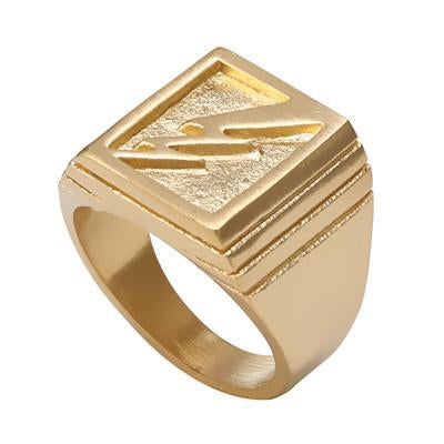 GORO'S - Vintage Man's Lightning Ring - Indigo-Temple