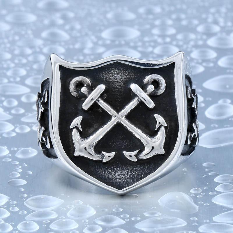 Nell - Anchor Ring For Man - Indigo-Temple
