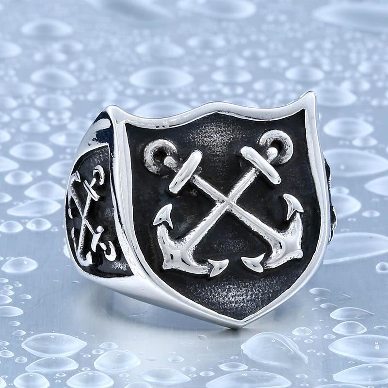 Nell - Anchor Ring For Man - Indigo-Temple