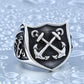 Nell - Anchor Ring For Man - Indigo-Temple