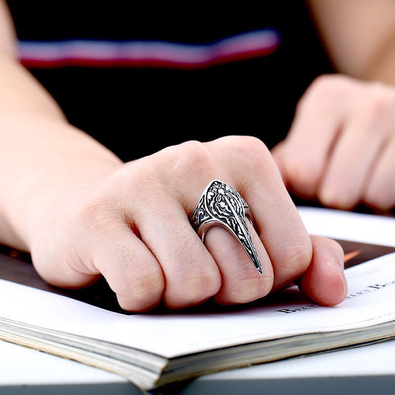Devon-  Vintage Long Ring - Indigo-Temple