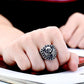 Beier - Skull Ring For Man - Indigo-Temple