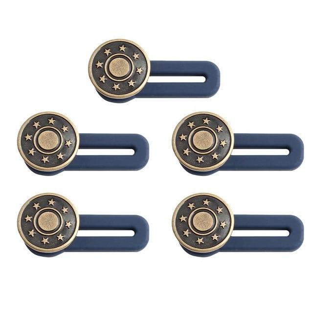 No-Sew™ Adjustable Metal Buttons For Jeans (5Pcs)