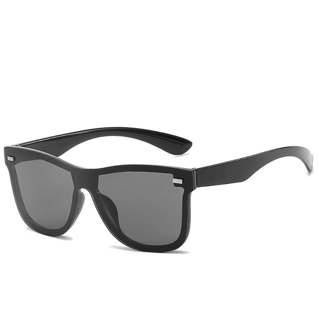 Rimless Mirrored Frameless Sunglasses