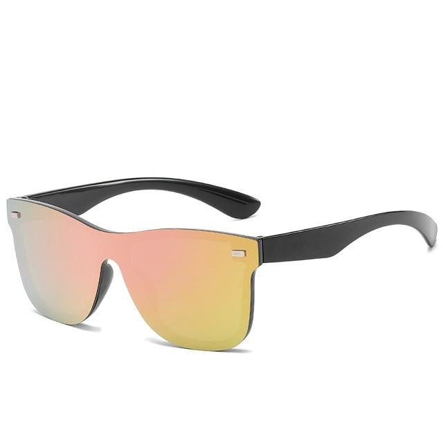Rimless Mirrored Frameless Sunglasses