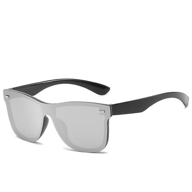 Rimless Mirrored Frameless Sunglasses