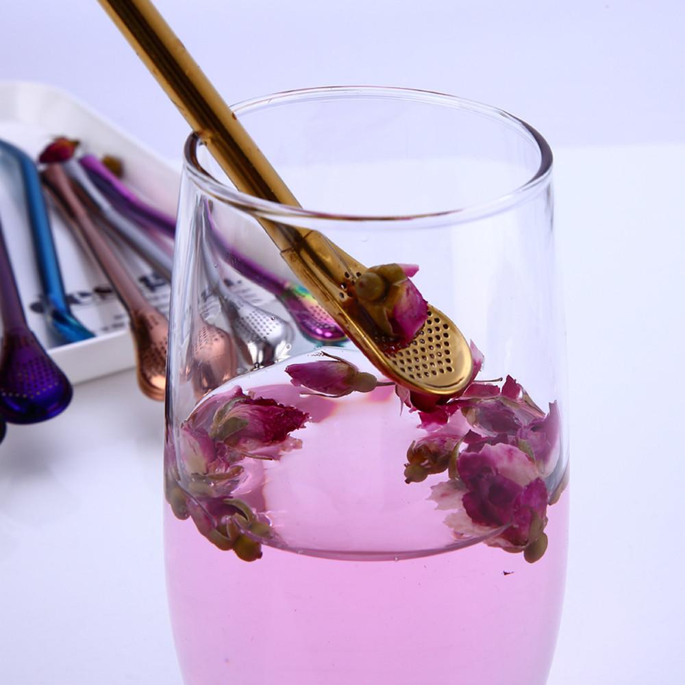 Stainless Steel 2 in 1 Spoon Straw (2pcs set)