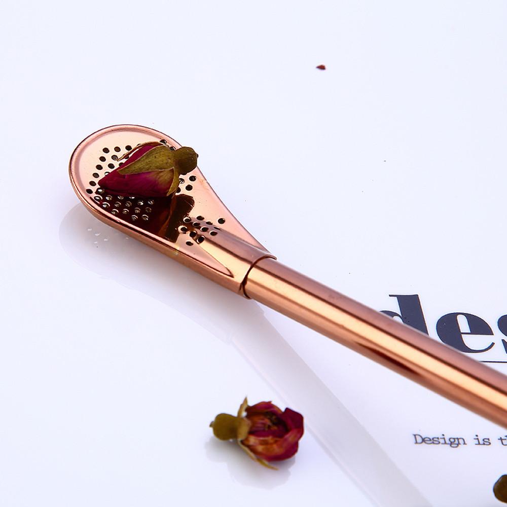 Stainless Steel 2 in 1 Spoon Straw (2pcs set)