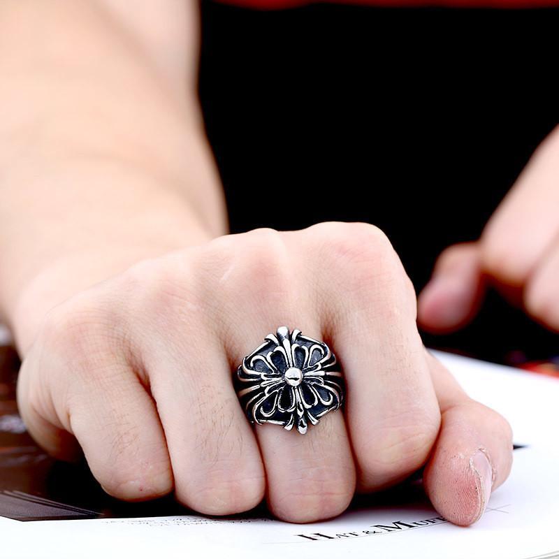 Dia - Flower Ring - Indigo-Temple