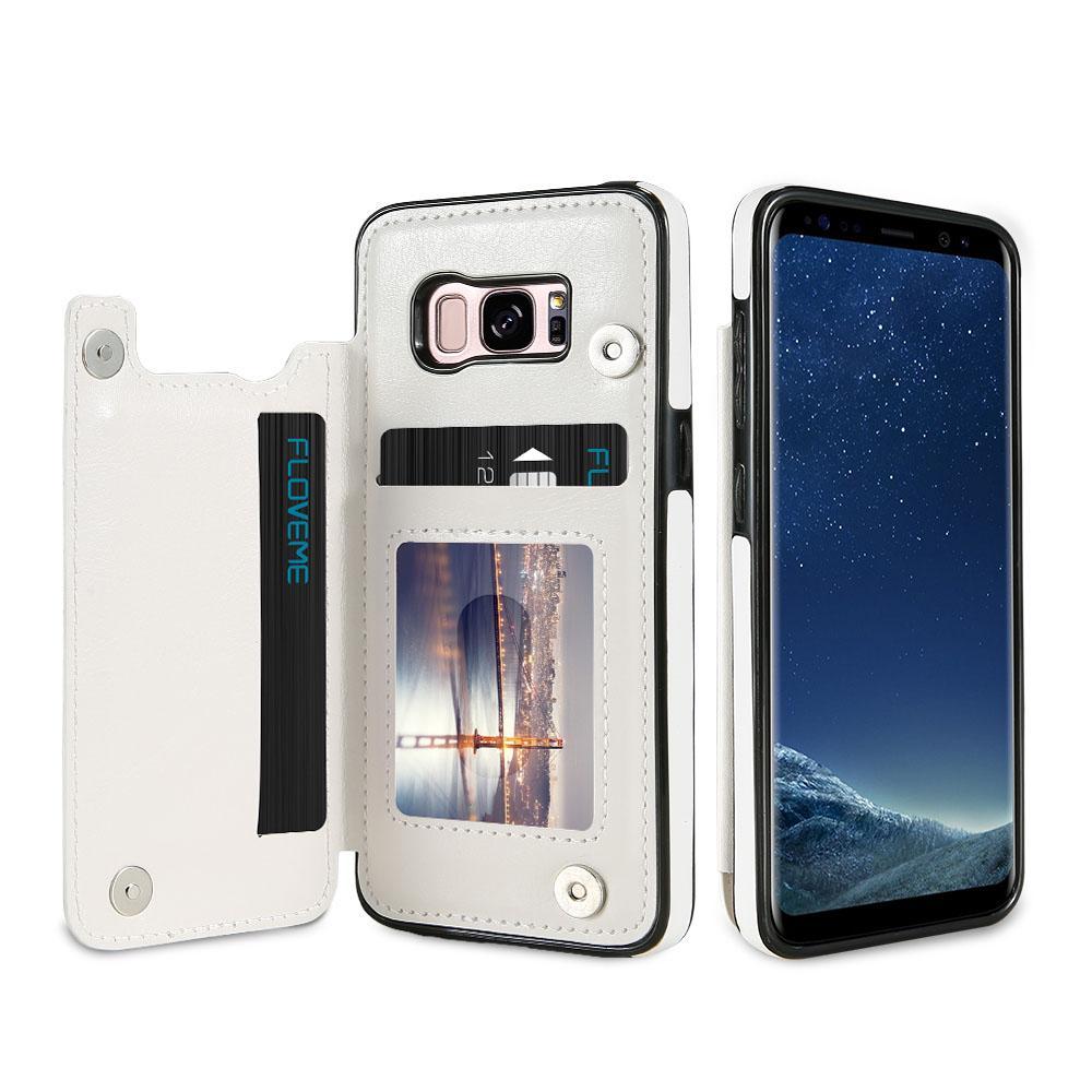 KISSCASE Card Slot Case For Samsung Galaxy S9 S8 S10 Plus S10e Holder Cases For Samsung S7 Edge Note 8 9 10 Plus Leather Cover