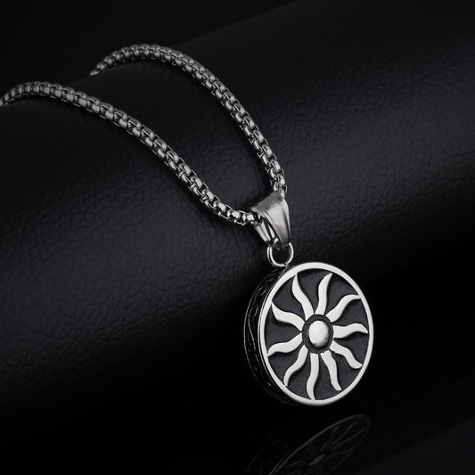 SUNY-   Pendant Necklace - Indigo-Temple