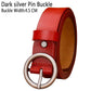 BHK™ Genuine Leather Round Ring Buckle Belt for Women