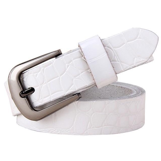 BHK™ Genuine Leather Crocodile Belt  for Women