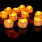 Remote Tea light Candles 12 Pieces Set