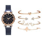 Magnetic Night Sky Quartz Watch 5 pcs Set