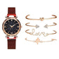 Magnetic Night Sky Quartz Watch 5 pcs Set