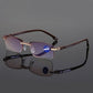 AHora™ Unisex Anti Blue Light Rimless Prescription Reading Glasses