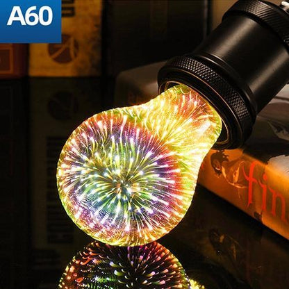 3D Magical Firework Led Light Bulb