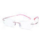 Memory Titanium Alloy Rimless Prescription Presbyopic Reading Glasses