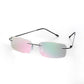 Memory Titanium Alloy Rimless Prescription Presbyopic Reading Glasses