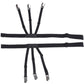 Gentleman Adjustable  Shirt Holders - Indigo-Temple