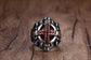 "The End Time" Cross Rings - Indigo-Temple